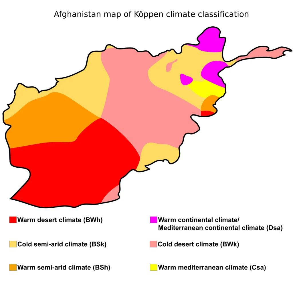 The Geography and Climate of Afghanistan