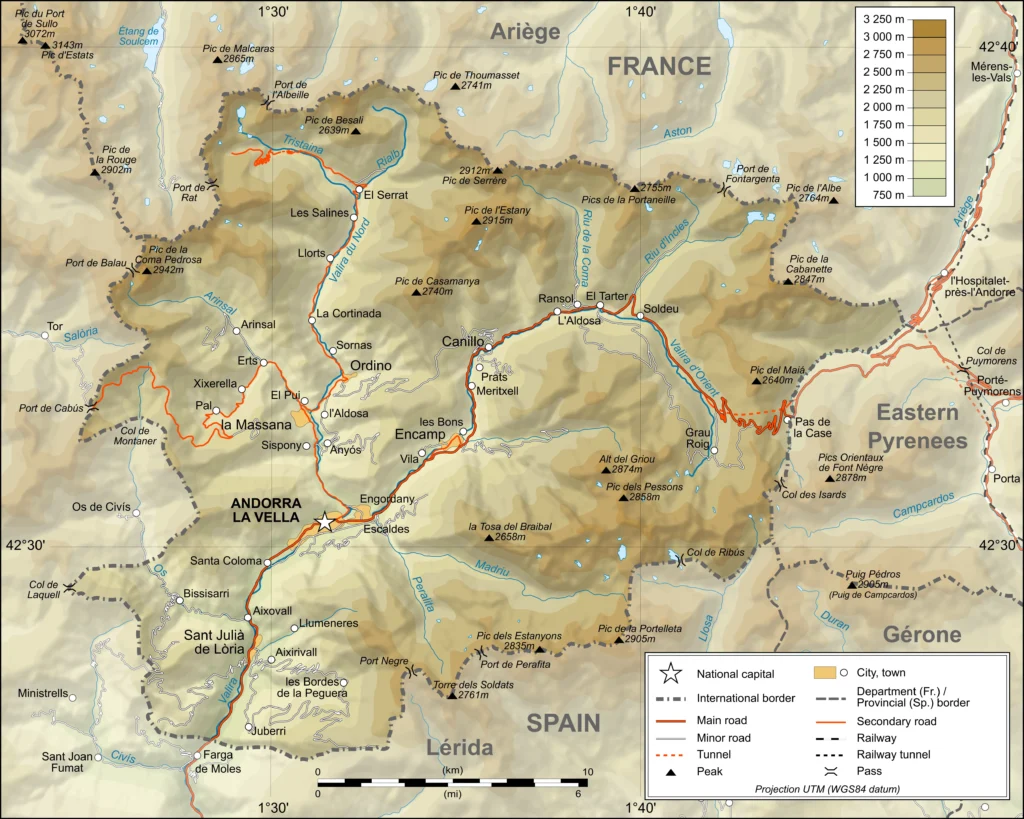 Geography and Location of Andorra